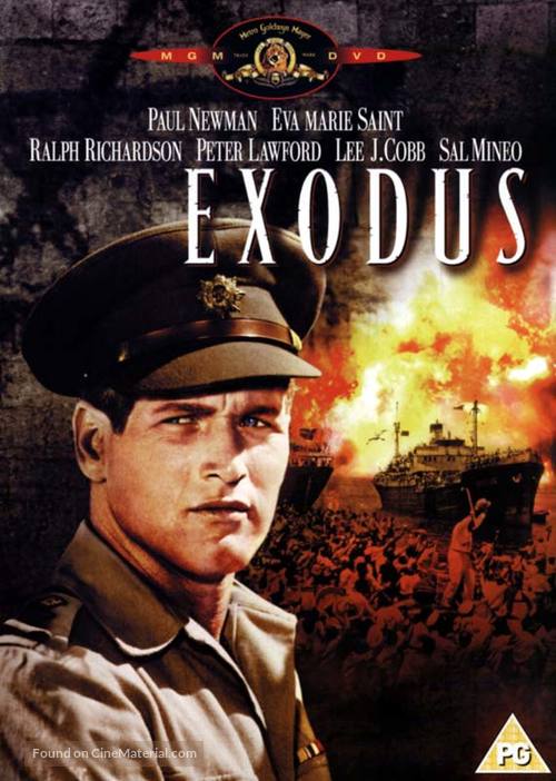 Exodus - British DVD movie cover