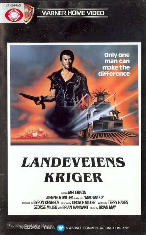 Mad Max 2 - Norwegian VHS movie cover