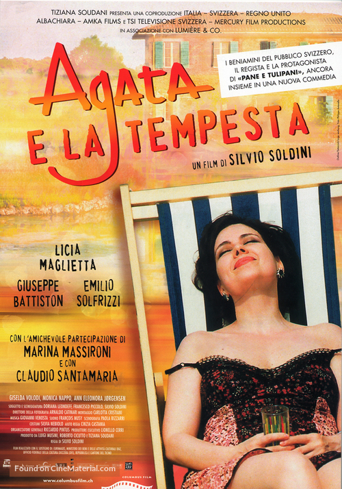 Agata e la tempesta - Swiss Movie Poster