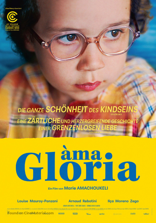 &Agrave;ma Gloria - Swiss Movie Poster