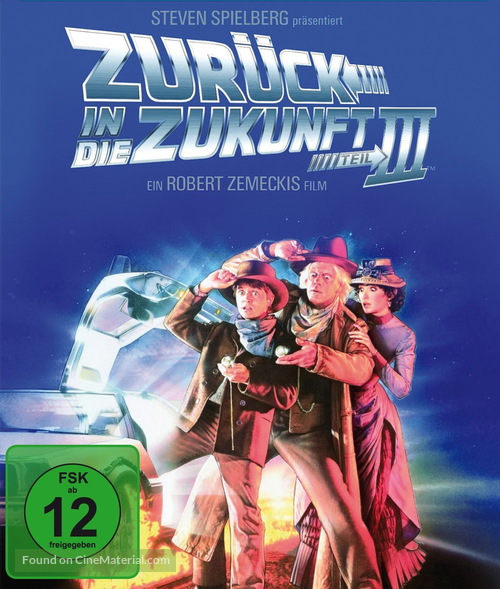 Back to the Future Part III - German Blu-Ray movie cover