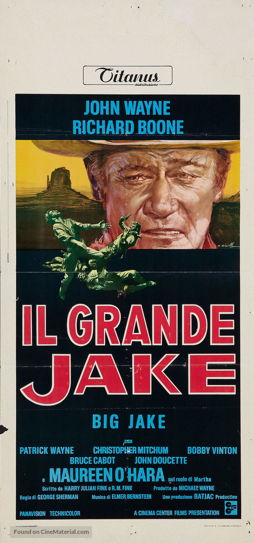 Big Jake - Italian Movie Poster
