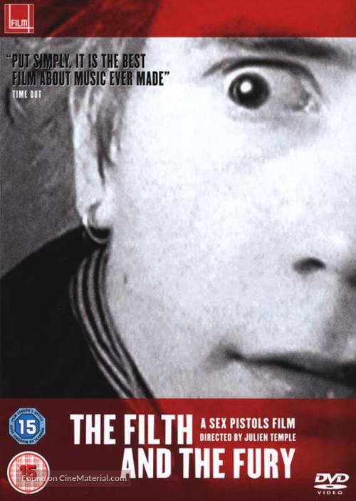 The Filth and the Fury - British DVD movie cover