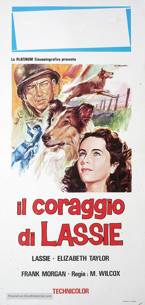 Courage of Lassie - Italian Movie Poster