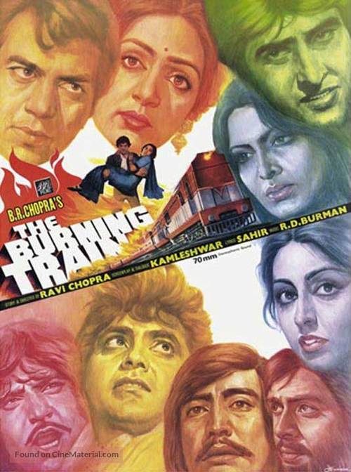 The Burning Train - Indian Movie Poster