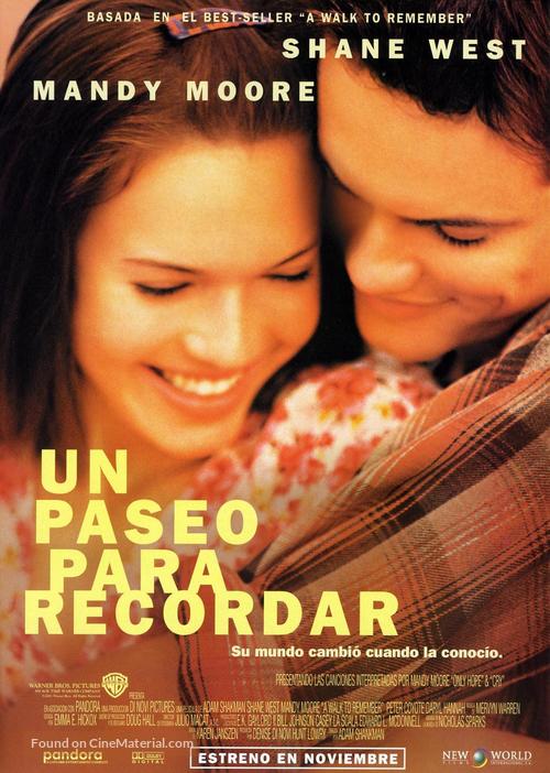 A Walk to Remember - Spanish Movie Poster
