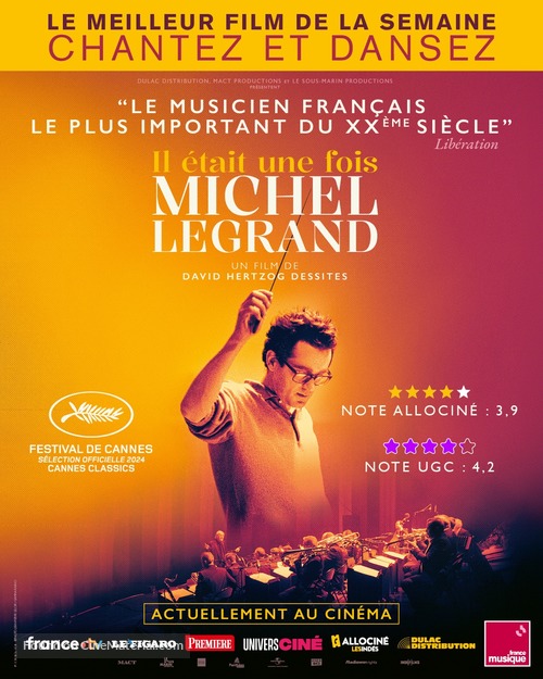 Il &eacute;tait une fois Michel Legrand - French Movie Poster