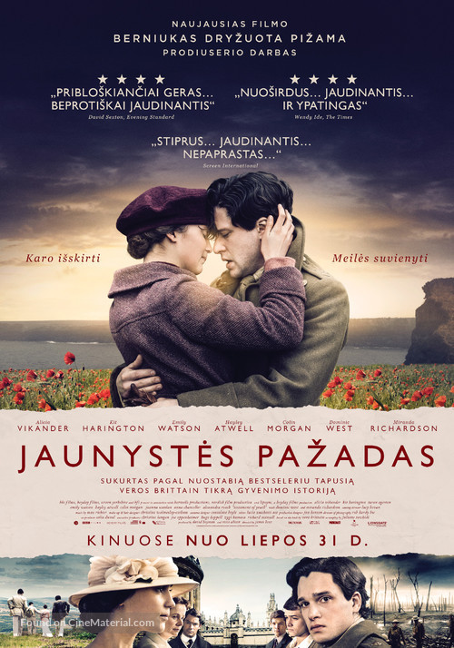 Testament of Youth - Lithuanian Movie Poster