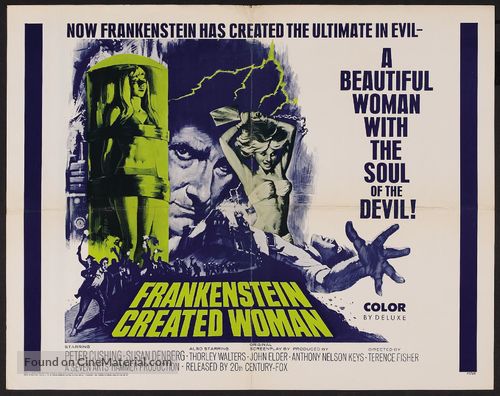 Frankenstein Created Woman - Movie Poster