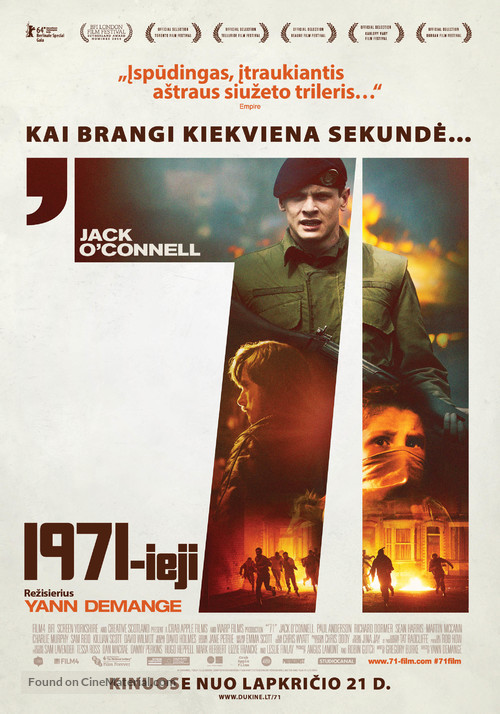 &#039;71 - Lithuanian Movie Poster