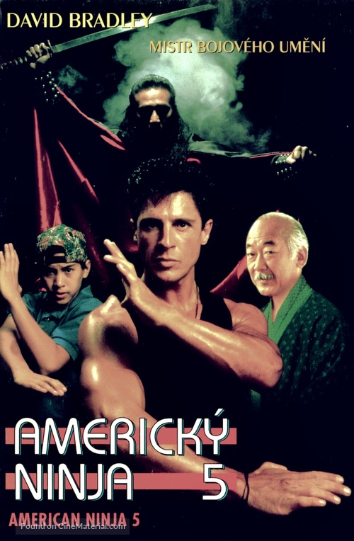 American Ninja V - Czech VHS movie cover