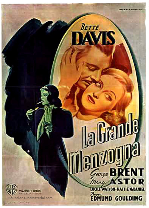 The Great Lie - Italian Movie Poster