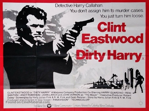 Dirty Harry - British Movie Poster