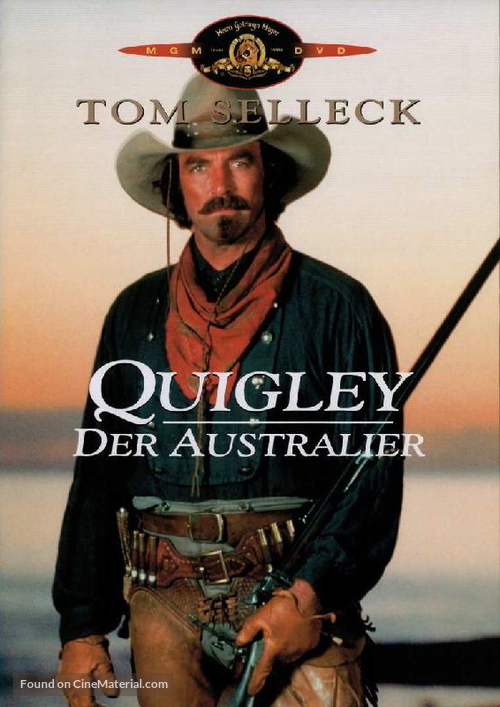 Quigley Down Under - German DVD movie cover