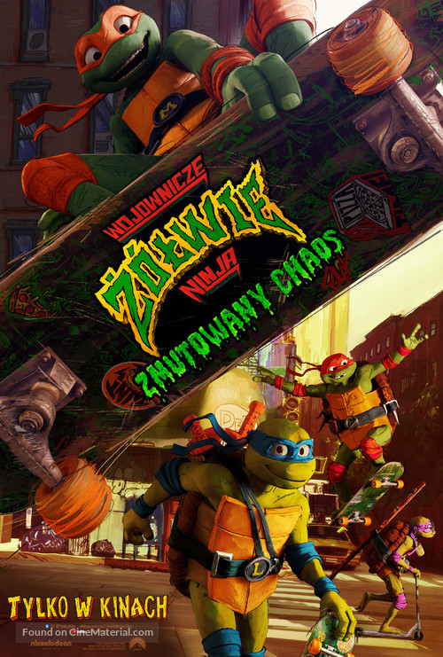 Teenage Mutant Ninja Turtles: Mutant Mayhem - Polish Movie Poster