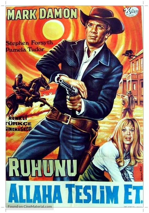 La morte non conta i dollari - Turkish Movie Poster