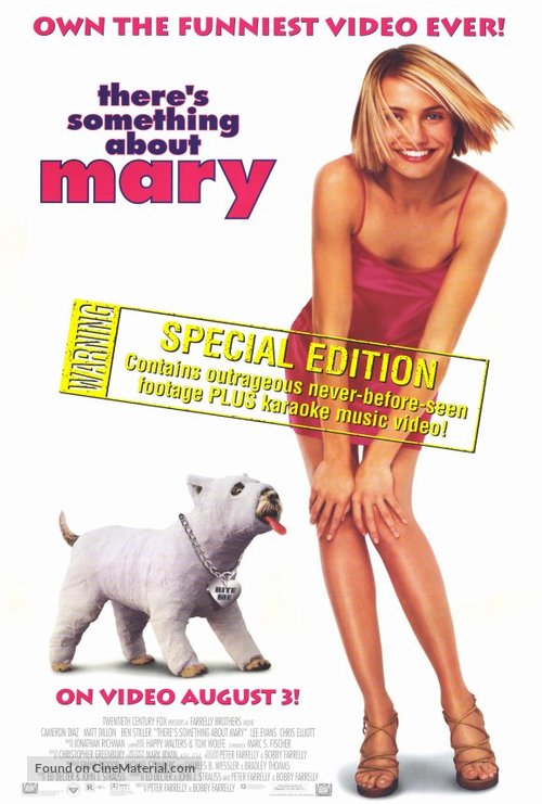 There&#039;s Something About Mary - VHS movie cover