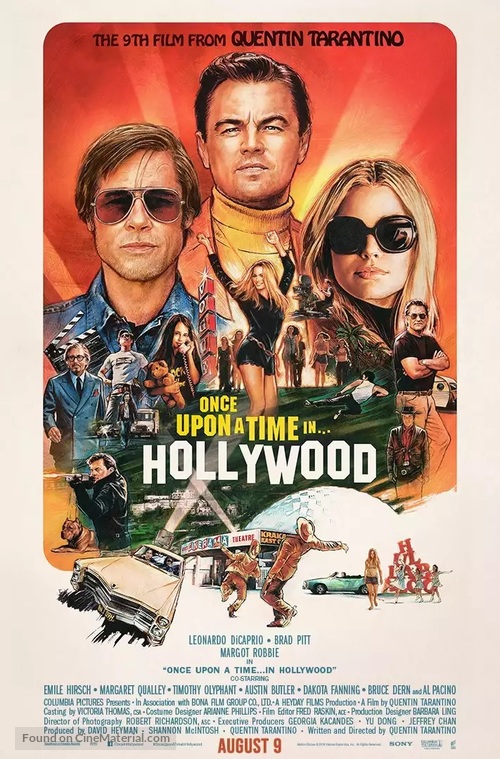 Once Upon a Time in Hollywood - Indian Movie Poster