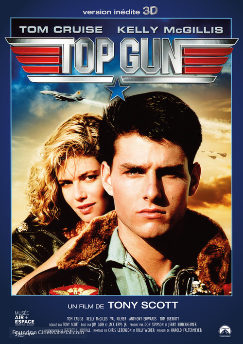 Top Gun - French Re-release movie poster