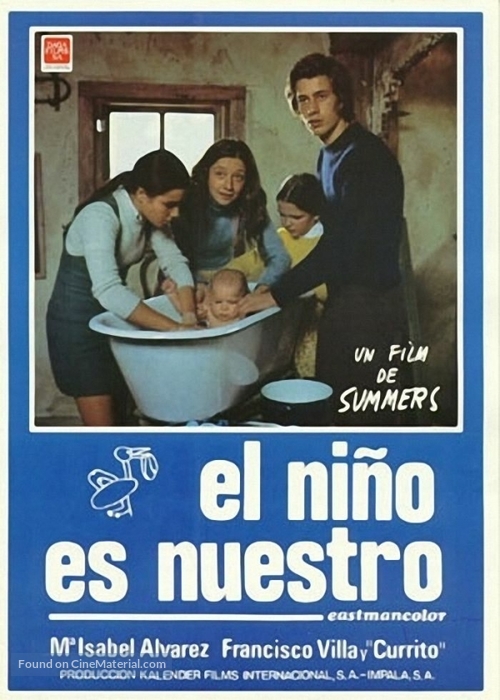 El ni&ntilde;o es nuestro - Spanish Movie Poster