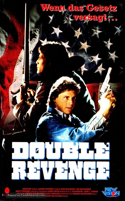 Double Revenge - German VHS movie cover