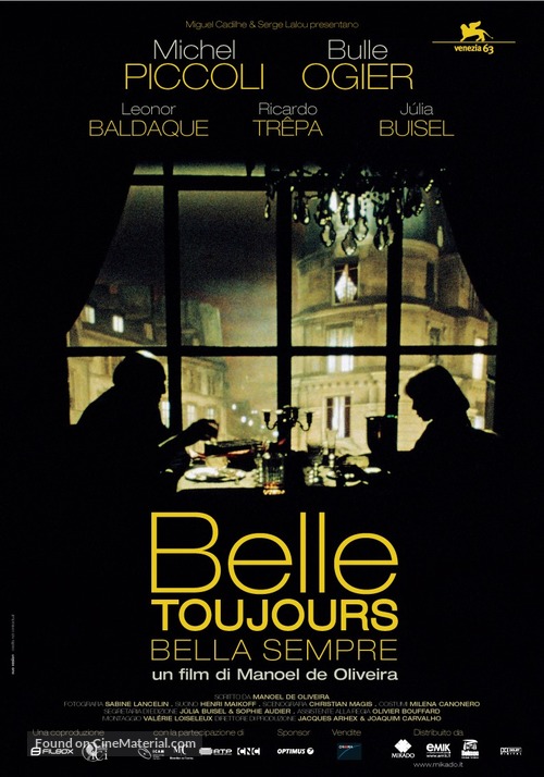 Belle toujours - Italian poster