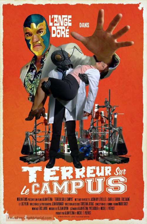 Terreur sur le campus - Canadian Movie Poster