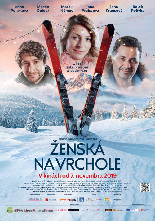 Zensk&aacute; na vrcholu - Slovak Movie Poster