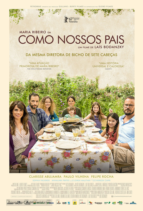 Como Nossos Pais - Brazilian Movie Poster