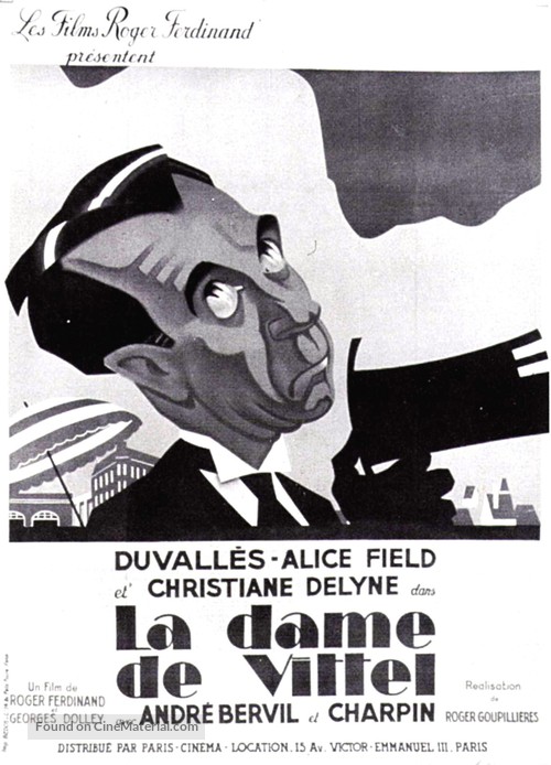 La dame de Vittel - French Movie Poster