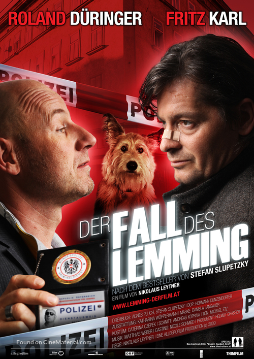 Der Fall des Lemming - Austrian Movie Poster