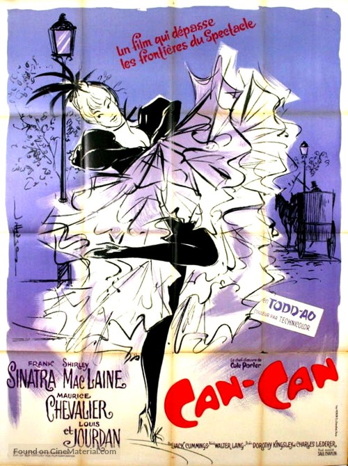 Can-Can - French Movie Poster