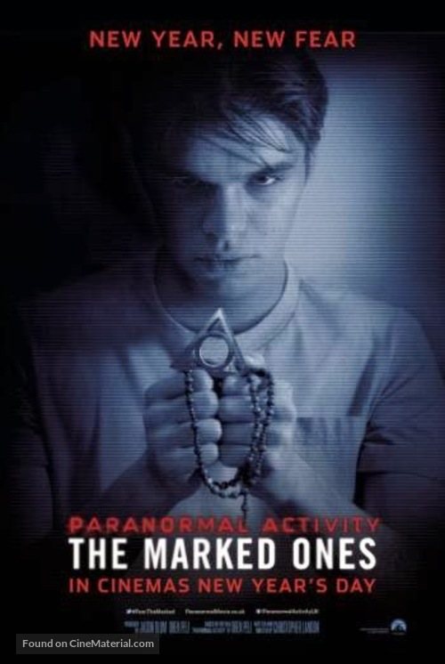 Paranormal Activity: The Marked Ones - British Movie Poster