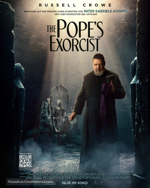 The Pope&#039;s Exorcist - Danish Movie Poster