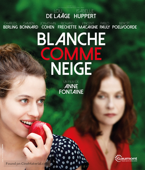 Blanche comme neige - French Blu-Ray movie cover