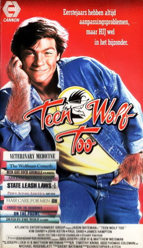 Teen Wolf Too - VHS movie cover