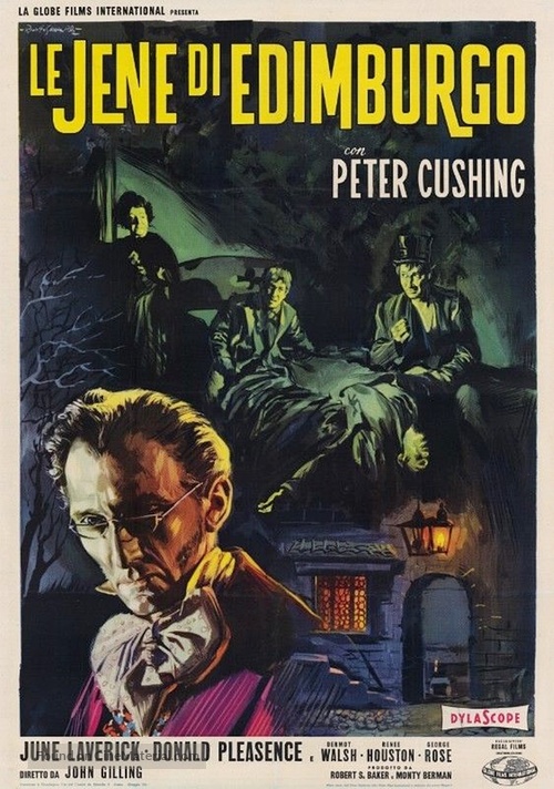 The Flesh and the Fiends - Italian Movie Poster