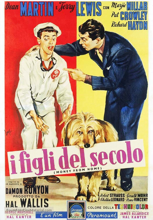 Money from Home - Italian Theatrical movie poster
