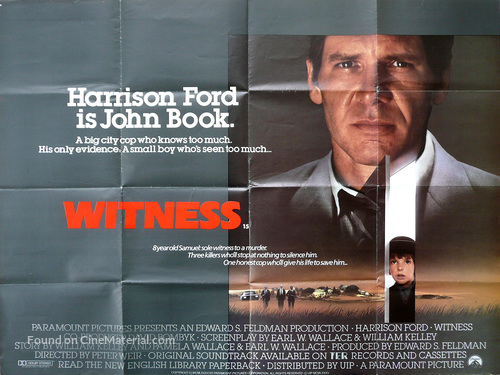Witness - British Movie Poster