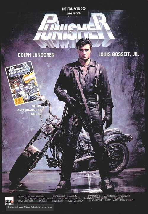 The Punisher - French VHS movie cover