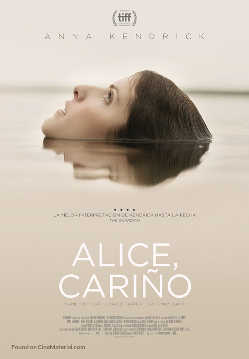 Alice, Darling - Spanish Movie Poster