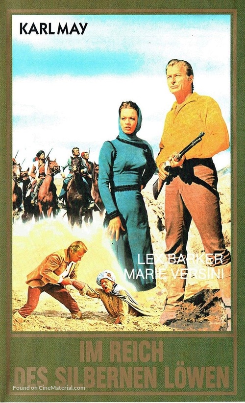 Im Reiche des silbernen L&ouml;wen - German VHS movie cover