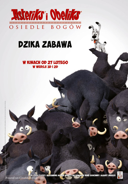 Ast&eacute;rix: Le domaine des dieux - Polish Movie Poster