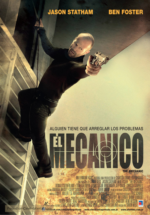 The Mechanic - Argentinian Movie Poster