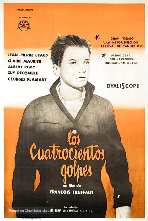 Les quatre cents coups - Argentinian Movie Poster