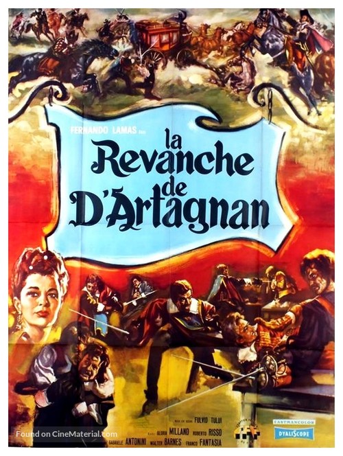 D&#039;Artagnan contro i 3 moschettieri - French Movie Poster