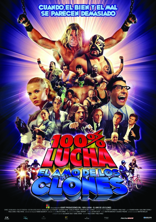 100% lucha, el amo de los clones - Argentinian Movie Poster