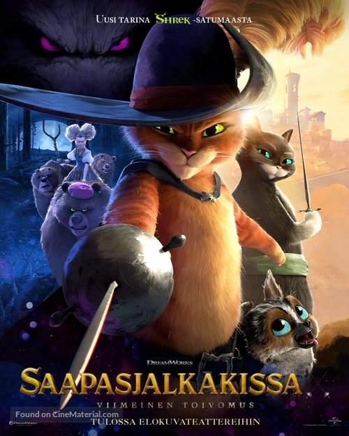 Puss in Boots: The Last Wish - Finnish Movie Poster