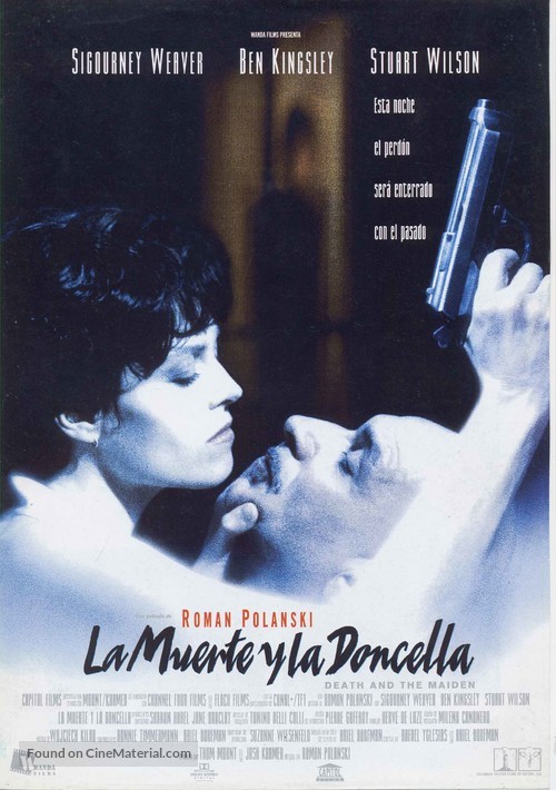 Death and the Maiden - Spanish Movie Poster