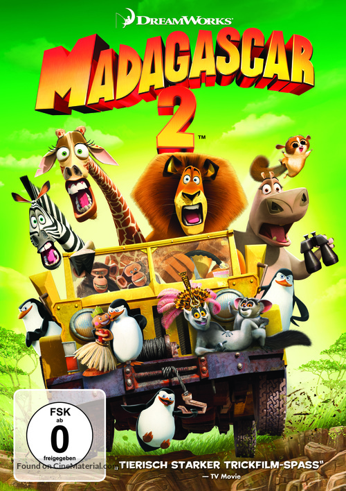 Madagascar: Escape 2 Africa - German Movie Cover